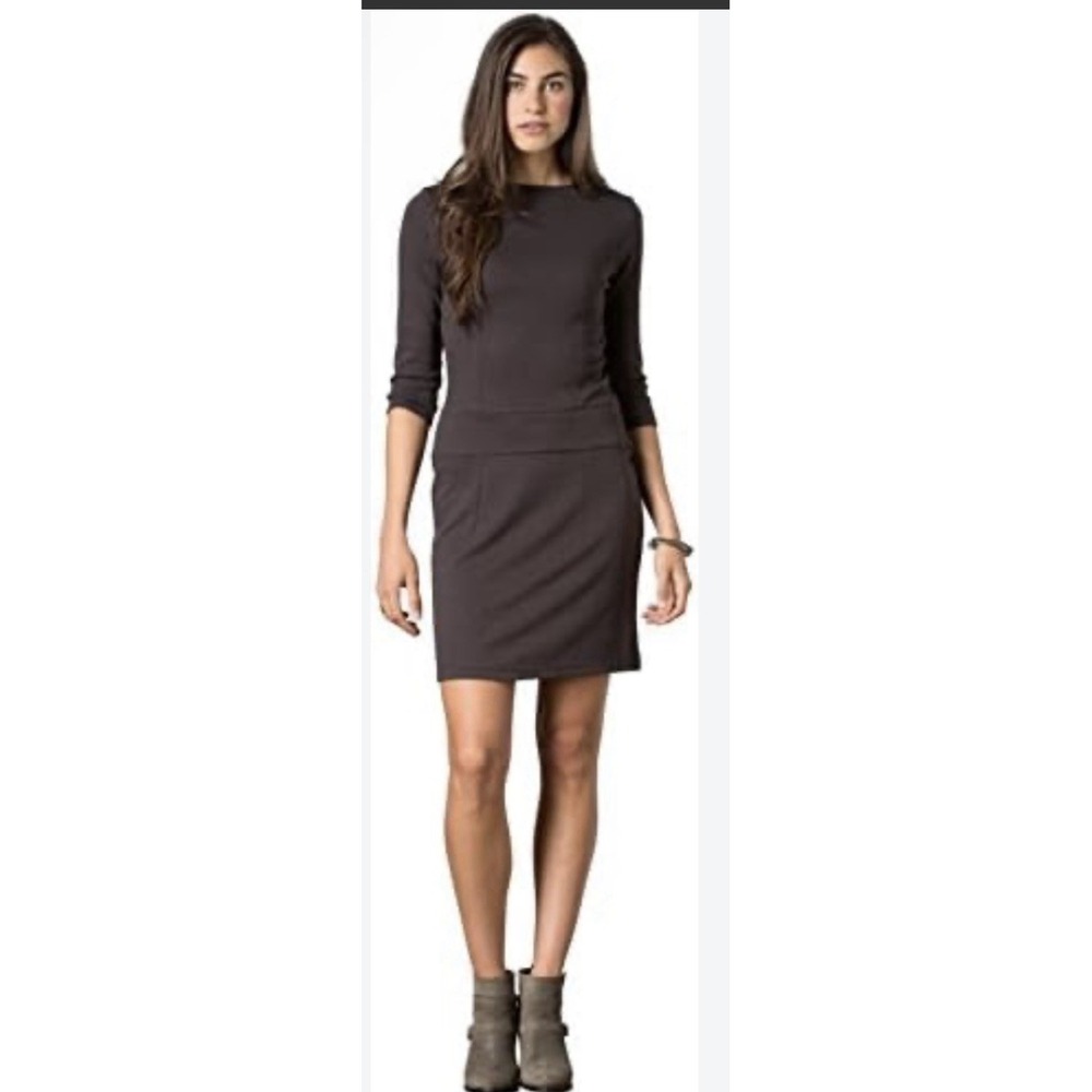 Toad&Co Nixi Dress scoop neckline and a drop-waist design Size Medium Gorpcore